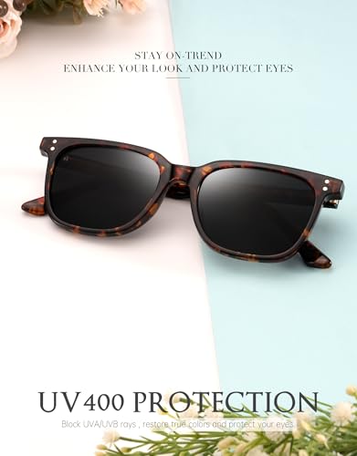 Image of ANYLUV Womens Sunglasses Polarized Sunglasses for Women, Trendy Woman Polarized Ultraviolet Protection Travel