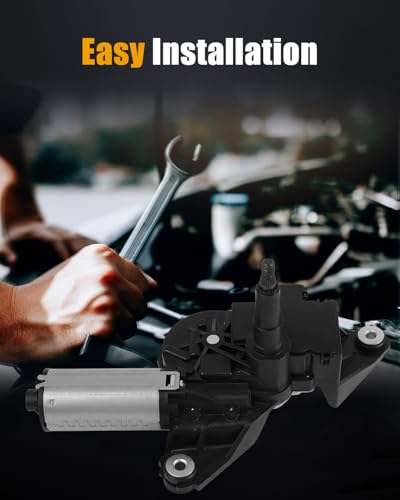 Image of ROADFAR Rear Windshield Wiper Motor Fit for Jeep for Liberty 2008-2012 | For Jeep For Liberty 2008-2012|Replace 403056|57010090AB|57010090AC|5 Pins
