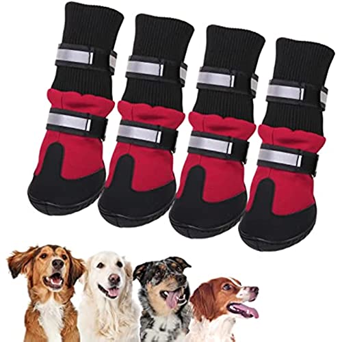 Sapatos De Cachorro De Inverno Sapatos De Cachorro Impermeabilizados Para Andar De Estimação Boots N