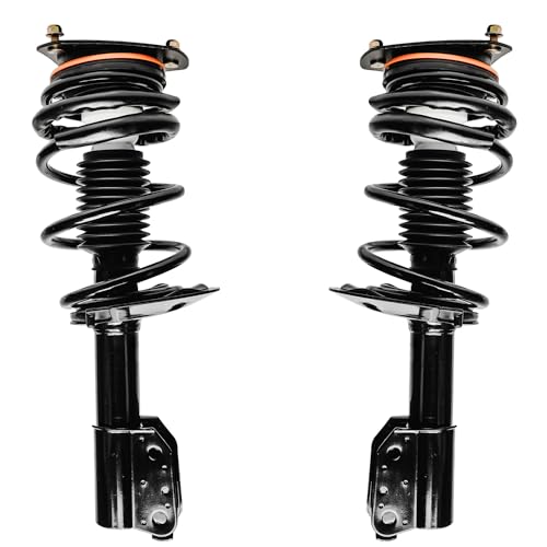 Image of Detroit Axle - 8pc Front Struts Kit for Buick Allure Century LaCrosse Regal Chevy Impala Monte Carlo, 2 Struts with Coil Spring 2 Lower Ball Joints 4 Inner Outer Tie Rods Replacement Suspension Shock