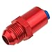 Red Horse Performance 880-08-06-3 -8An Male To 3/8" Clip Rail - Red