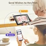 10.1 Inch WiFi Digital Picture Frame, 1280x800HD IPS Touch Screen Digital Photo Frame Electronic,16GB Memory, Auto-Rotate, Wall Mountable, Share Photos/Videos Instantly via Uhale App from Anywhere - Image 5