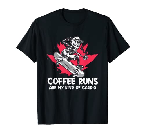 Coffee Runs Are My Kind Of Cardio Coffee Lover Cadeau fantaisie pour amateur de café T-Shirt