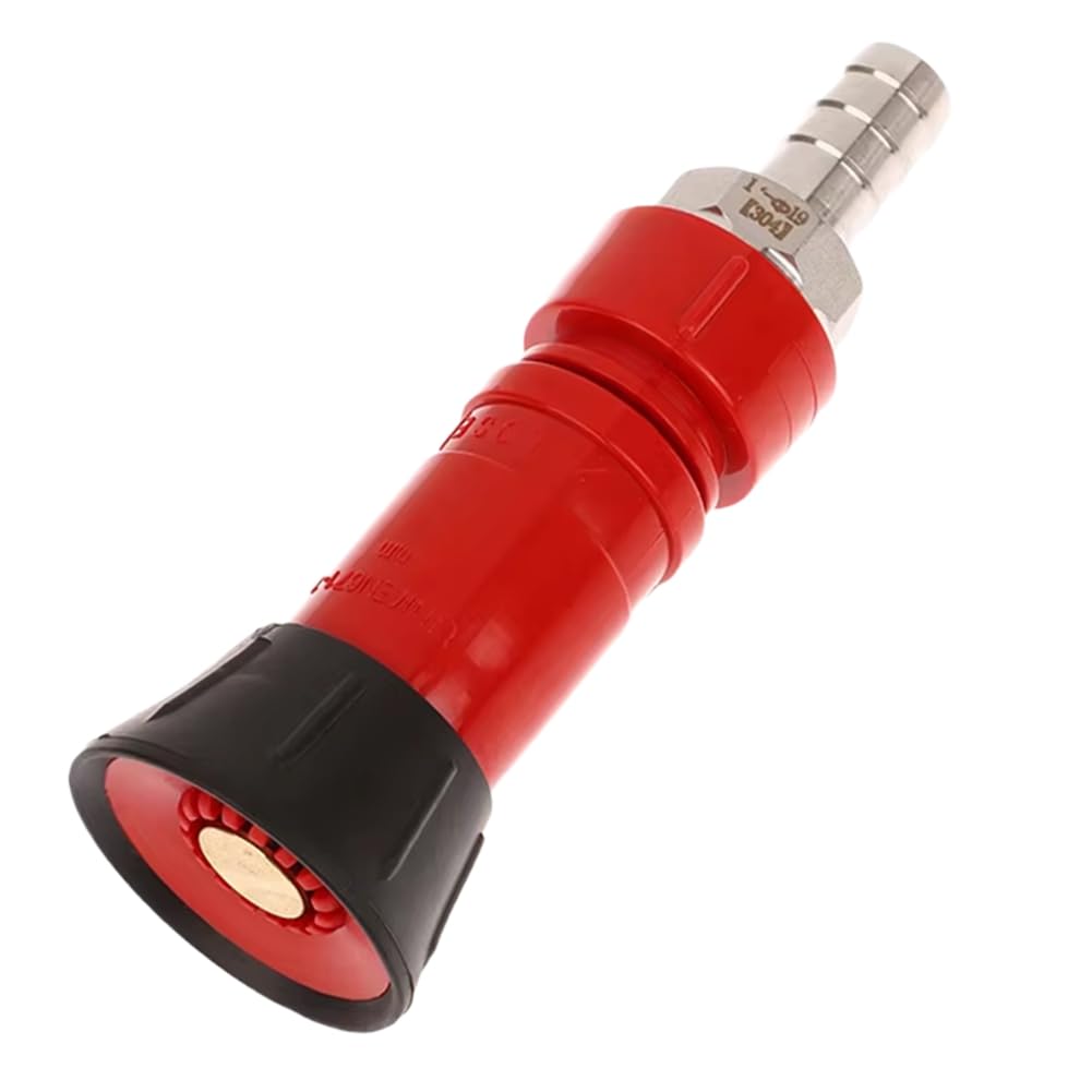 Littimoon High-Pressure Sprinkler Irrigation Head Hose Nozzle Flushing Hose Nozzle Large 19mm