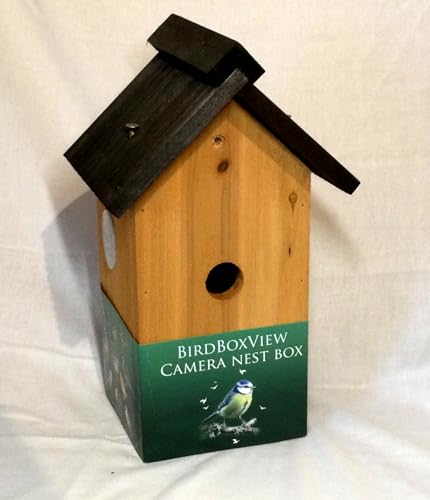 Birdboxview Camera Ready Nestbox Ideal For Small Garden Birds And For Use With Your Mini Camera. Great Xmas Gift For Nature Lover Or For Your Own Garden.