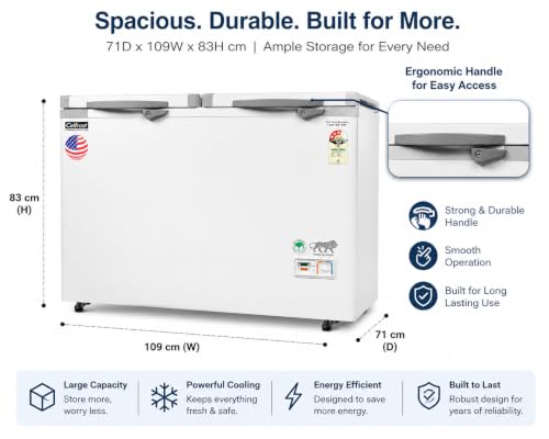 Image of Chest Freezer,CF355 322L Capacity, White