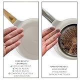 Cuisinox Mythic - Trymer 25,7 cm z białą powłoką ceramiczną
