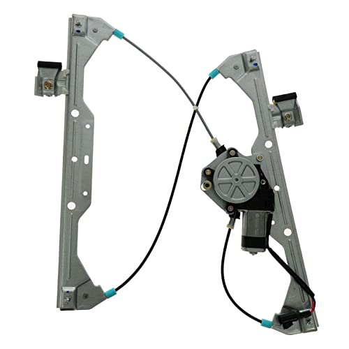 Image of TRQ Front Left Power Window Regulator & Motor Assembly Drivers Side Compatible with 2006-2011 Chevrolet HHR GM1350178
