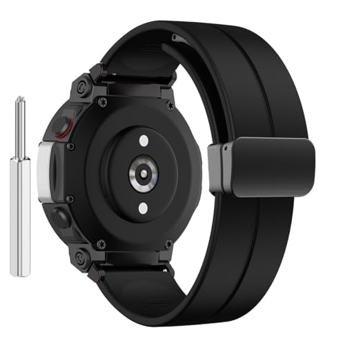 Image of YODI Strap Band Compatible with Amazfit T-Rex 2 Smartwatch Only Soft Silicone | Nylon | Chain | Leather Watch Straps with Installation Adjuster Tool For Amazfit TRex 2