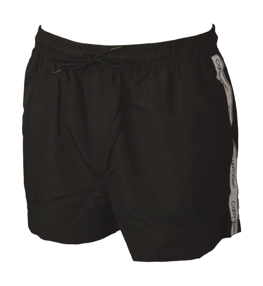 Calvin Klein Boxer Mare Piscina Uomo Swimwear con Banda Laterale e Logo Stampato Articolo N61811