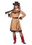 California Costumes Women's Cowgirl-Annie Oakley-Adult Costume, TAN, Large