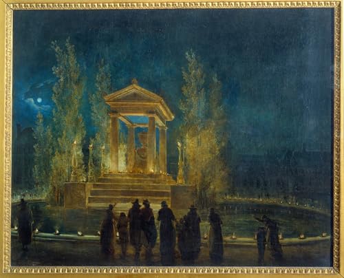 Cuadro de las Tullerías de Hubert Robert para decorar un salón elegante, 60x90cm