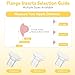 6PCS Flange Inserts Compatible with BabyBuddha, 17/19/21mm, Silicone Pump Flange Insert for Breast Pump, Minimize Tunnel Down to Correct Size, Pumping Essential Kit for Moms