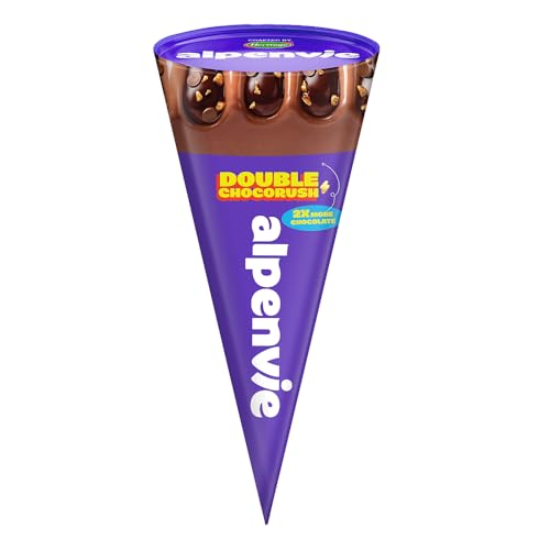 Image of Heritage Alpenvie Double Chocorush Cone Ice Cream 110ml