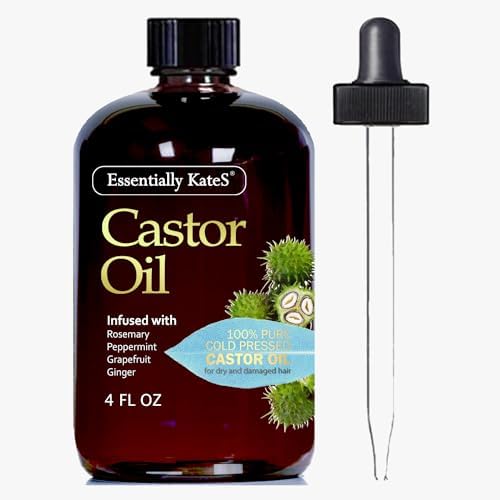 Essentially KateS Hair Oil 4 Fl Oz Castor Oil Infused