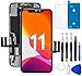 Hoonyer Display per iPhone 11 Schermo LCD 3D Touch Digital Screen Frame Vetro Schermo Kit Smontaggio Trasformazione Completo di Ricambio Utensili Inclusi