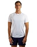 Dakkar Athletics White Legend Tee - Men’s Pro Performance Fashion T-Shirts, Workout Bodybuilding Clothes, Cotton Stretch