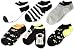 Stride Rite Boys' Tech Sports No-Show Sock 6-Pack