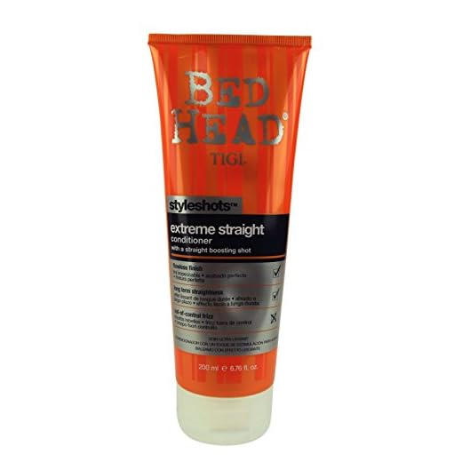 Tigi Bed Head Styleshots Extreme Straight Conditioner, 6.76 Ounce