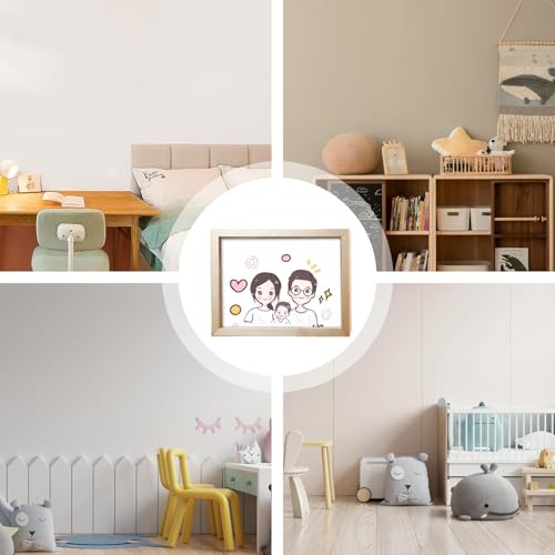 Cadre d'art en bois pour dessin d'enfant interchangeable de format A4 - 5