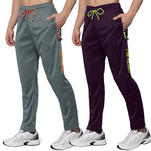 Image of Pinkmint Combo Track Pant for Men Soild with Pocket Active Wear ll Gym Wear (Pack of 2)
