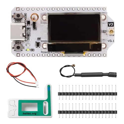 APKLVSR LoRa ESP32 Board,Lora V3 WiFi + BLE scheda di sviluppo con display OLED e antenna USB C Dual-Core IOT scheda di sviluppo 240MHz SX-1262 915MHz per Arduino