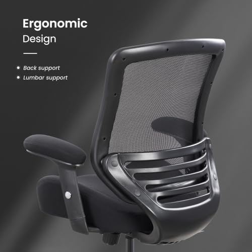 Image of BOLISS 400lbs Mid Back Mesh Ergonomic Drafting Office Chair