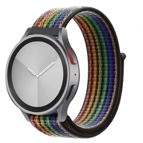 Bracelet nylon Samsung Galaxy Watch anti-sueur pour montre sport Huawei et Galaxy 43-47mm