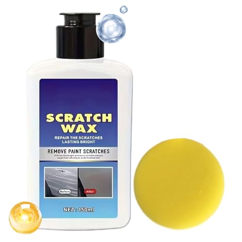 SVCEQZE Reparación de arañazos automotrices – Pasta de reparación de 150 ml – Pasta pulidora para arañazos, para el cuidado de la carrocería exterior, el mantenimiento de la pintura del vehículo