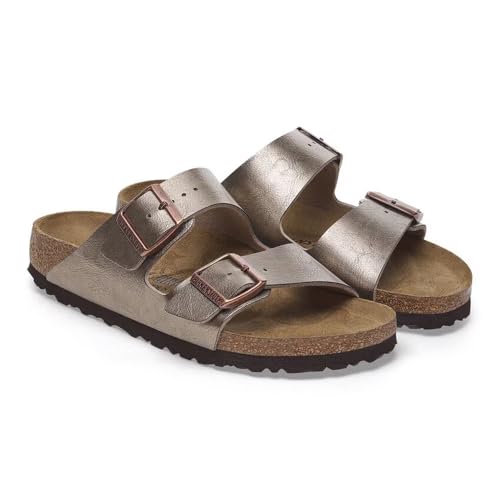Image of Birkenstock Arizona Women's Double Band Sandal, Graceful Taupe N, 9 AU