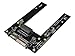 Micro SATA Cables U.2 PCIe Gen 4 16GT/s U.2 to Gen-Z 1C (EDSFF) SSD Adapter