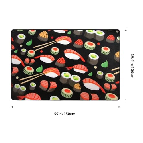 Grand tapis de salon lavable et antidérapant - 150x100 cm pour intérieur moderne
