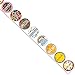 Bright Creations Teacher Stickers for Students - 1000-Piece Multicolor Self-Adhesive Roll, 1.5-Inch - Motivational & Good Job Stickers for Classroom Rewards