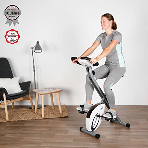 Ultrasport F-Bike, F-Rider Basics, Fahrradtrainer, Fitnessfahrrad LCD Trainingscomputer, Klappbarer Hometrainer, Max… – Bild 4