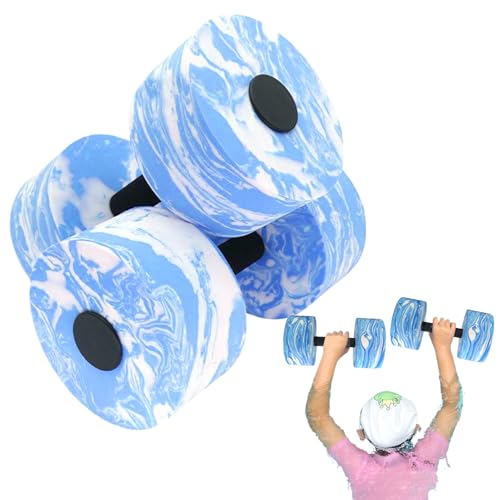 Wassergewichte Hanteln – tragbare Langhanteln, Reiseübungs-Handgewichte | leichtes Aqua-Sportgerät, aufblasbares Widerstands-Workout-Werkzeug für Urlaub, Pool-Training, Schwimmen