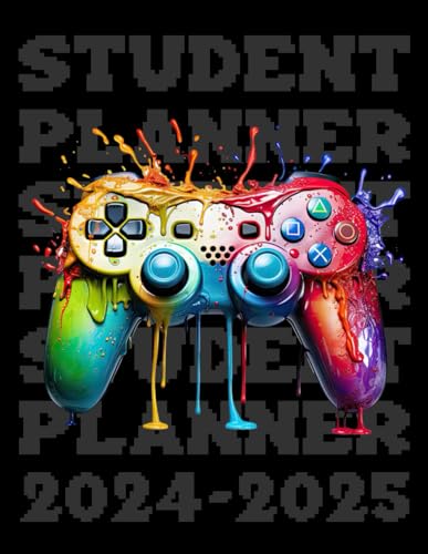 Student Planner 2024-2025 Gamer: With Weekly & Monthly Spreads, To-Do List, Habit Tracker & Homework Organizer for Middle and High School Students | ... for Video Games Lovers in Back to School image 2