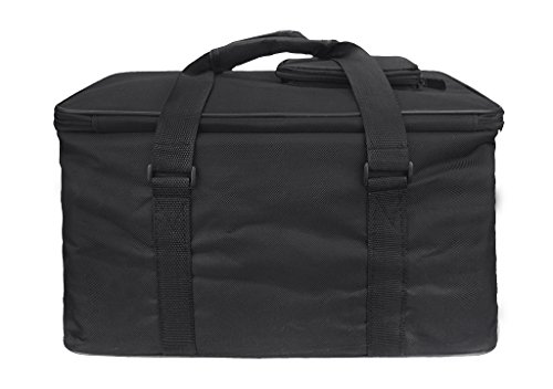 Image of Compact Fundamentals Art and Crafts Supplies Organizer Tote Bag Shoulder Bag Foldable Oxford Fabric Essentials Art Cargo Carry Bag for Brush Pens Markers Pencils Highlighters Sketchbook Color Chart