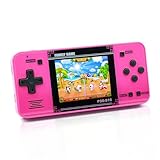 Handheld Game for Kids -Preloaded 220 Retro Video Games, Portable Gaming Player with Rechargeable Battery 3.0' LCD Screen, Mini Arcade Electronic Toy Gifts for Boys Girls (Red)