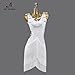 ZYDANC National Standard Modern Dance Practice Clothing Ballroom Dress Tassel Latin Performance Suit Salsa Dancewear,White,S