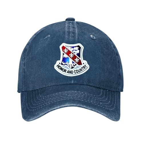 Washed Denim Hat|1st Battalion 327 Infantry Airmobile Infantry Without Text