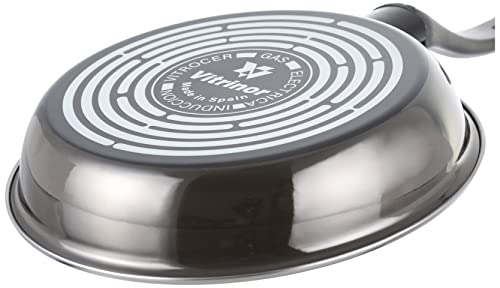 Megafesa Glass - Padella, Diametro 24 cm, Color