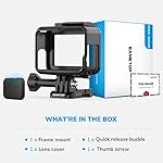 Sametop-Frame-Mount-Housing-Case-Compatible-with-GoPro-Hero-7-Black-7-Silver-7-White-Hero-6-Black-Hero-5-Black-Hero-2018-Cameras