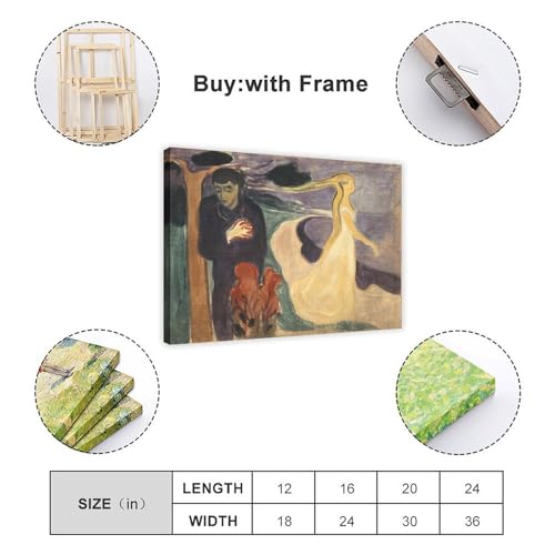 Poster Separation Edvard Munch impression sur toile decoration murale grand format - 2