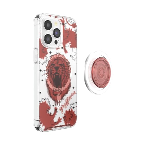Image of PopSockets iPhone 15 Pro Max Case with Round Phone Grip Compatible with MagSafe, Phone Case for iPhone 15 Pro Max, Wireless Charging Compatible, Harry Potter - Gryffindor