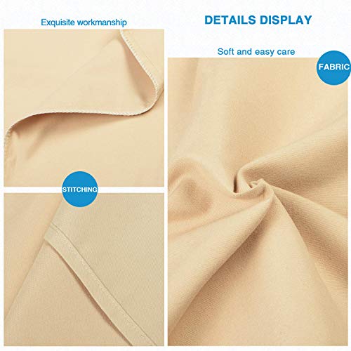 FLXXIE Microfiber Pillow Cases Standard Size, Soft Pillowcases with Envelope Closure, Wrinkle, Stain Resistant Pillow Covers, 20x26, Light Taupe