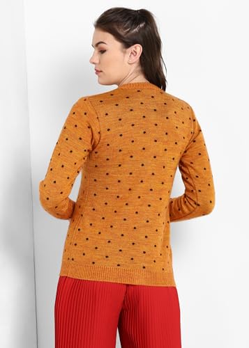 Image of Modeve Women's Acrylic Blend Cardigan /Round Neck Sweater For Winter