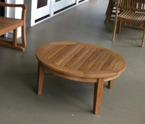 Atlantic-Round-Teak-Outdoor-Coffee-Table-Natural Atlantic Round Teak Outdoor Coffee Table Natural