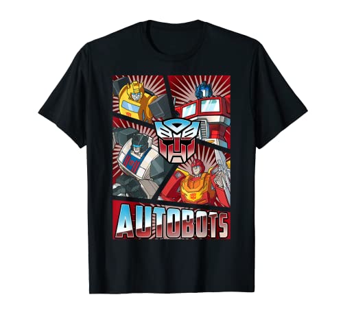 Transformers Autobots Cut Up Retro Vintage Panels T-Shirt