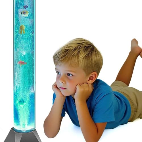 Lámpara Sensory Bubble Tube con LED y Burbujas Flotantes miniatura 6
