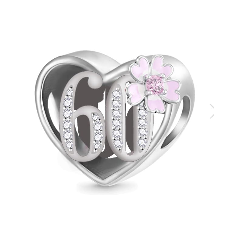 Colgante flor de camelia de plata de ley 925 compatible con pulsera Moments